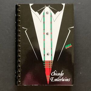 Chicago Entertains Cookbook/Kenilworth Union Church Illinois/333 pages/1982/NEW!